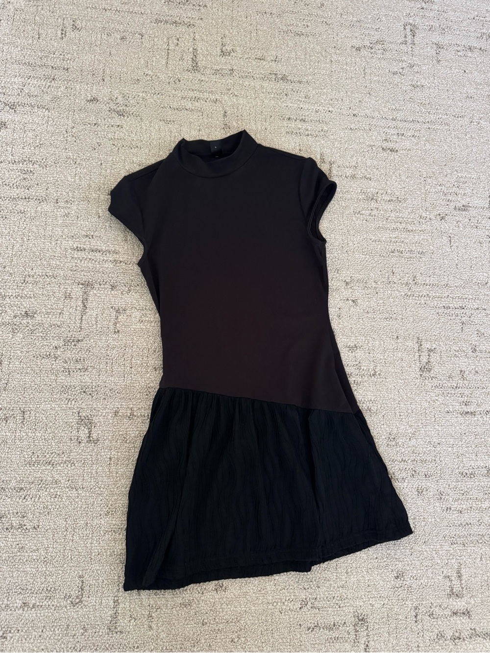 Black Low Waist Dress
